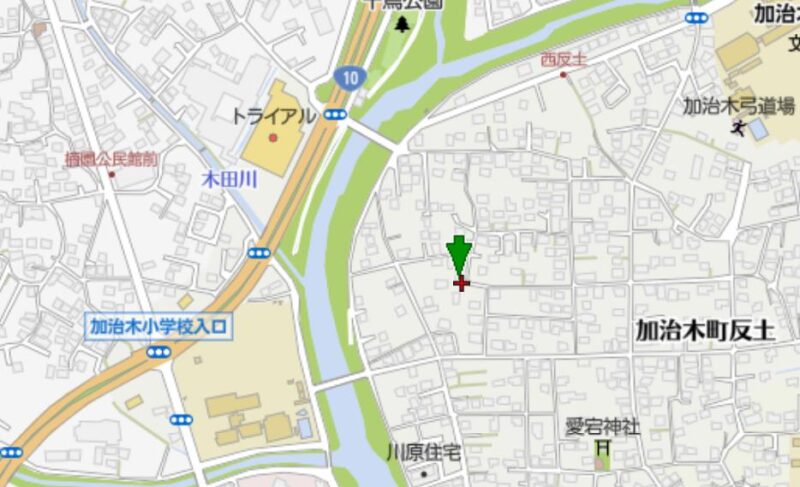 姶良市の松元建装へのアクセス